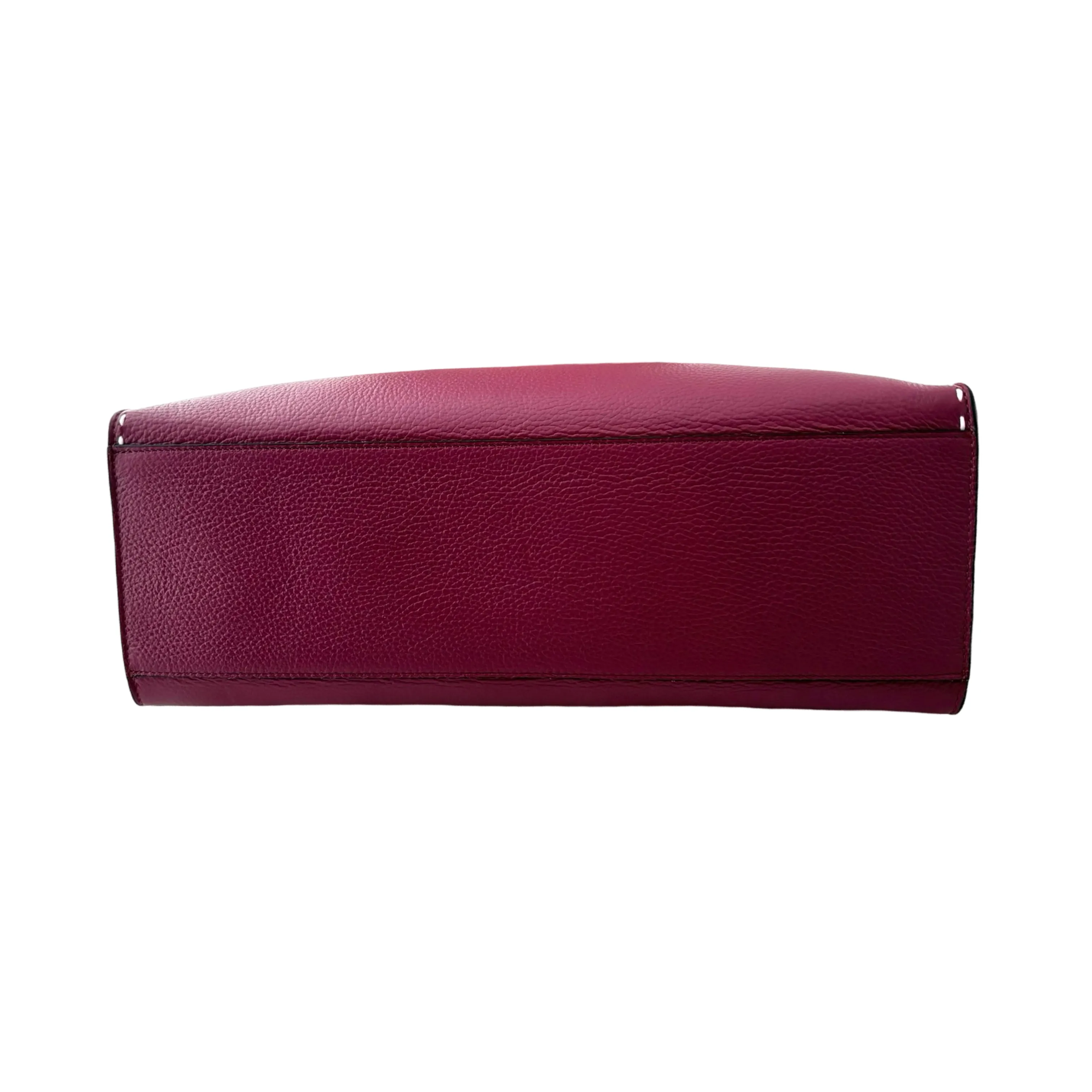 FP47852 Plum Leather Bag