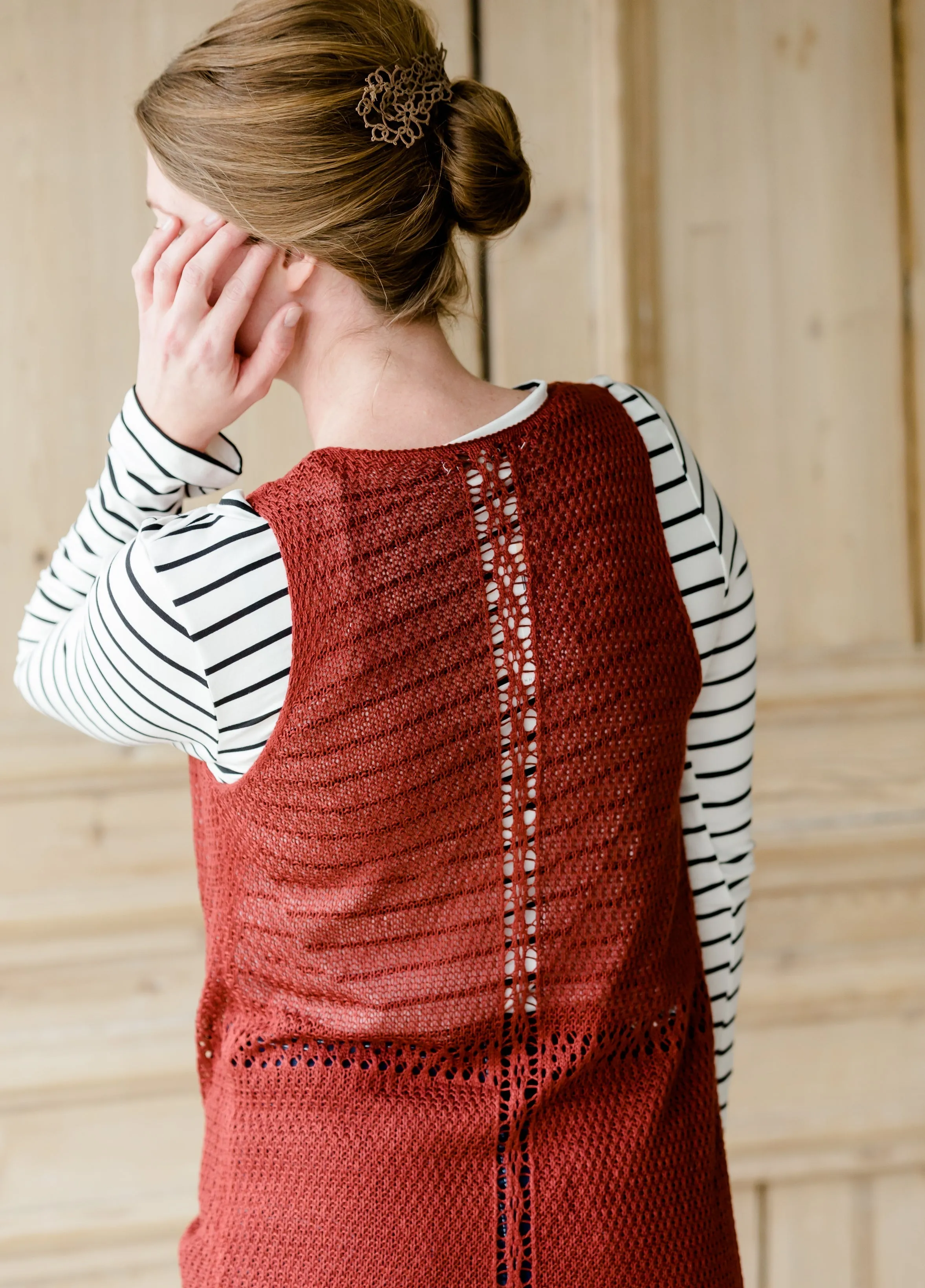 Fringe Detail Duster Vest - FINAL SALE