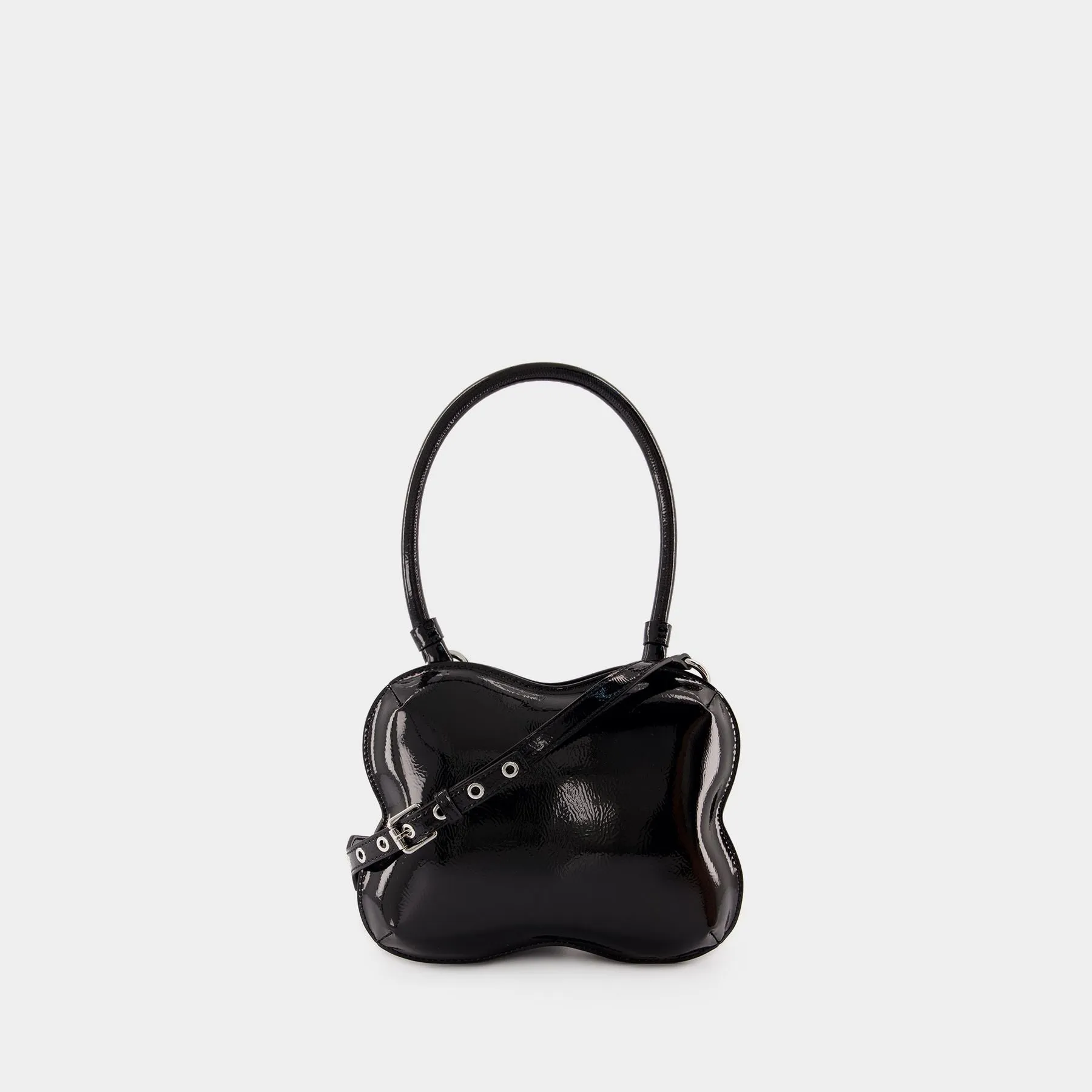 Ganni  Butterfly Bag - Ganni - Synthetic Leather - Black