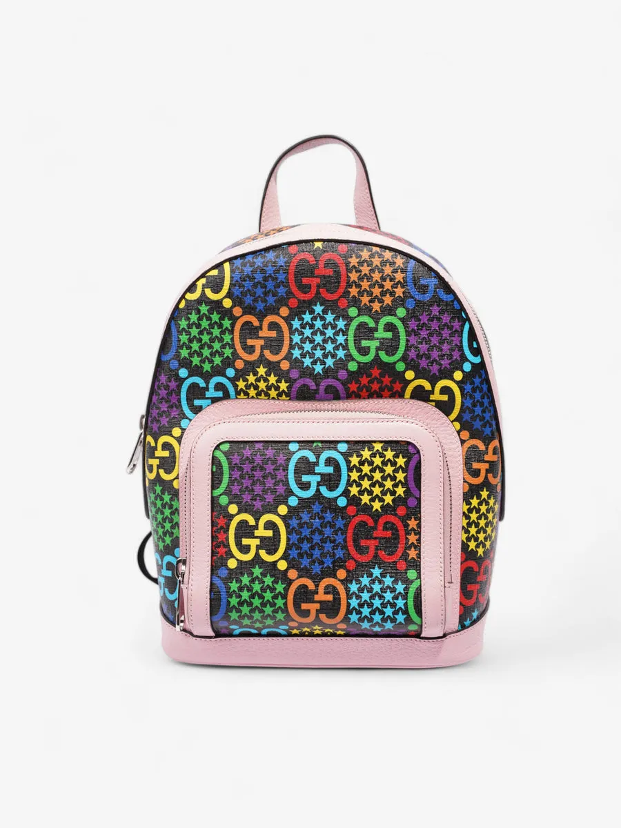 GG Supreme Psychedelic Backpack Black / Pink / Blue Small