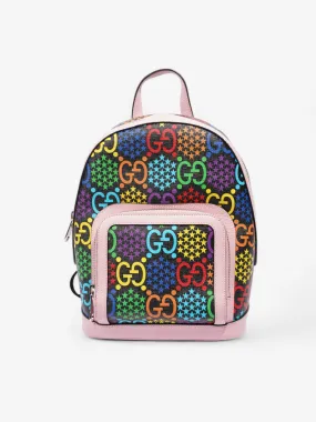 GG Supreme Psychedelic Backpack Black / Pink / Blue Small