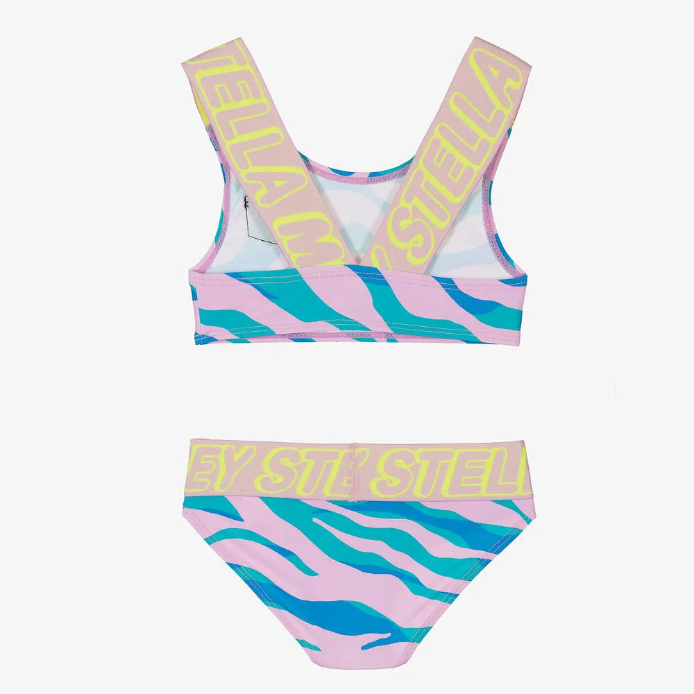 Girls Pink & Blue Bikini (UPF50+)