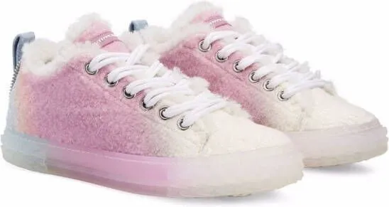 Giuseppe Zanotti Blabber textured ombre sneakers Pink