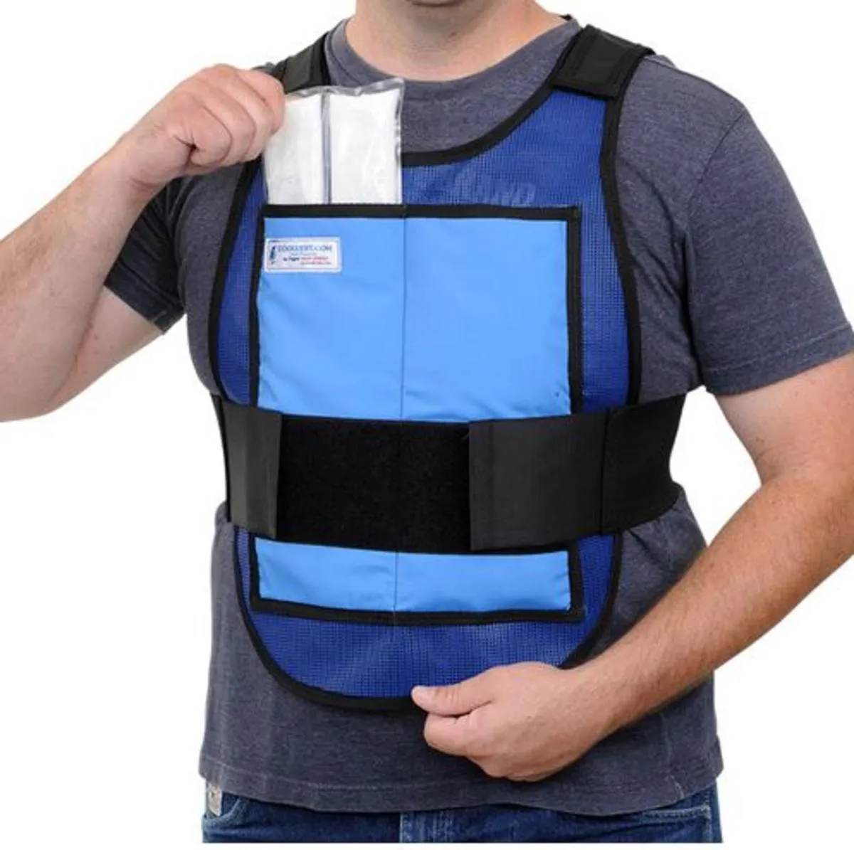 Glacier Tek Classic Cool Safety Vest With Comfort Pack