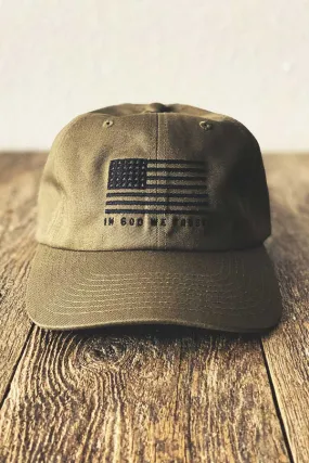 God We Trust Unstructured Hat