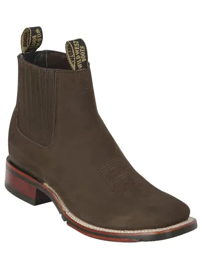 H-82 Wild West Boot Men's Suede Short Boot