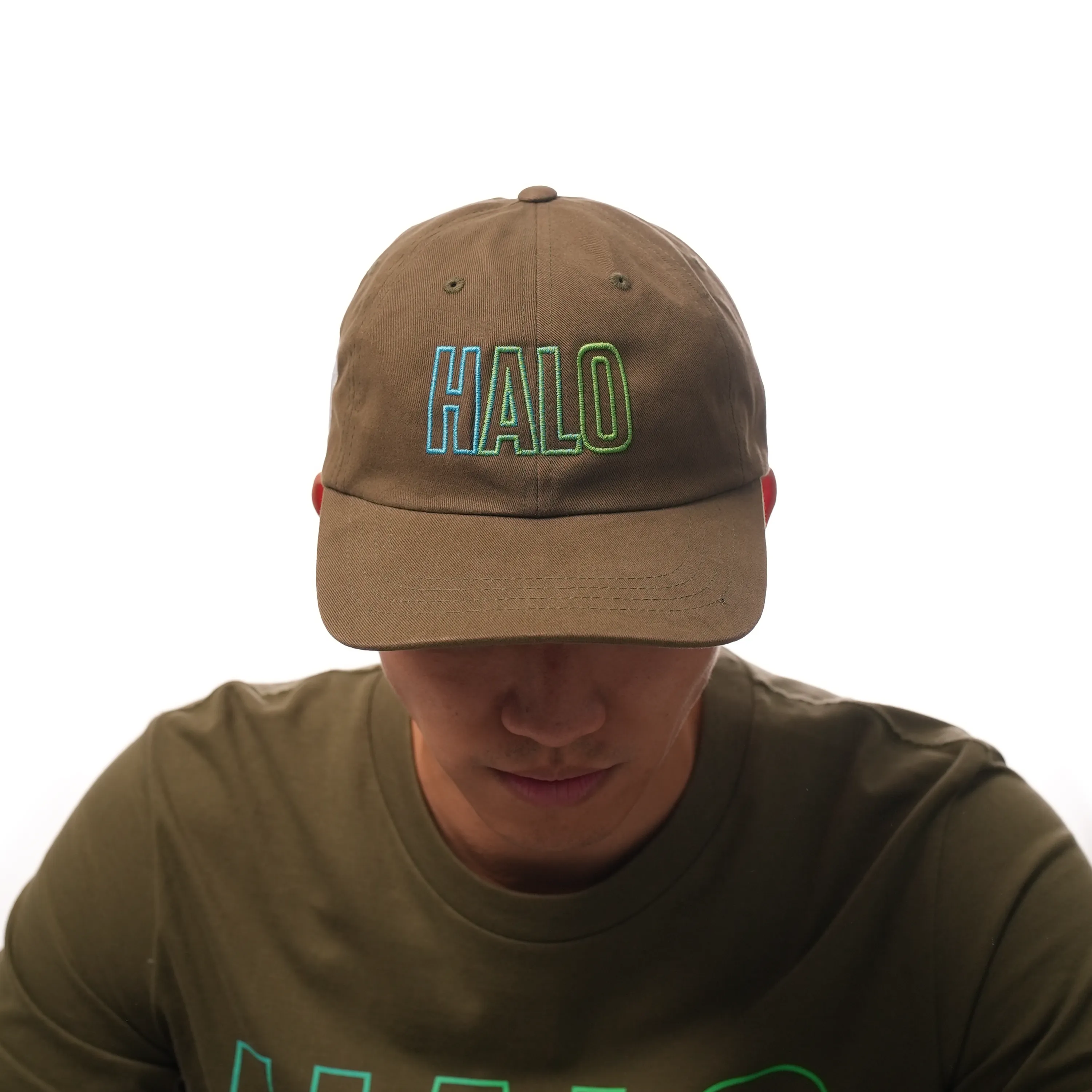 Halo One One Seven Olive Dad Hat