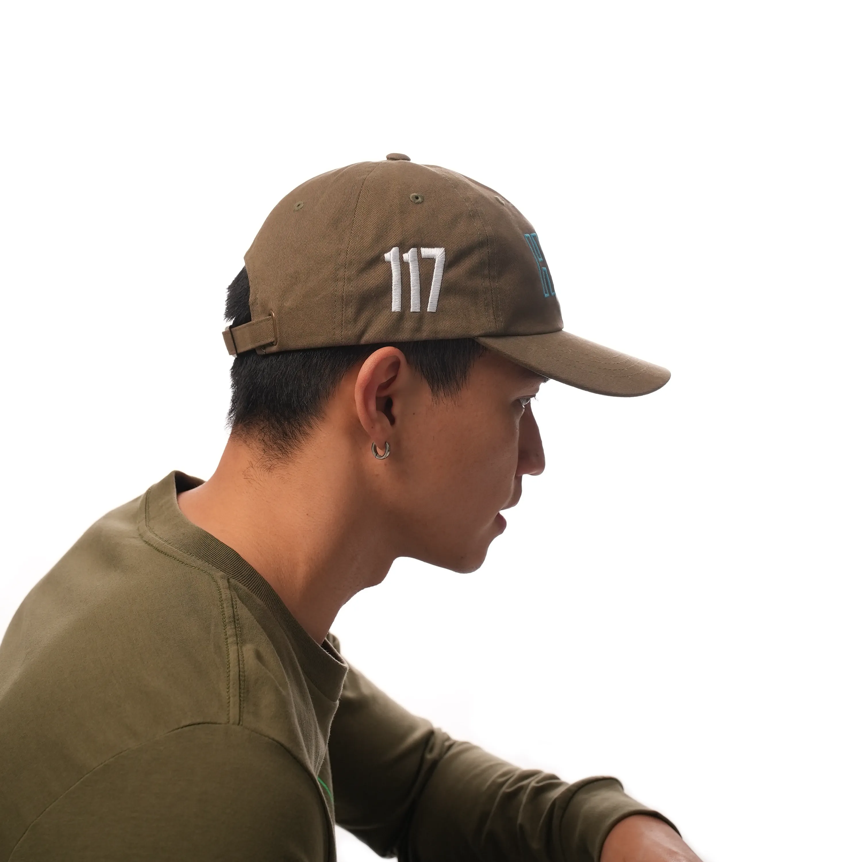 Halo One One Seven Olive Dad Hat