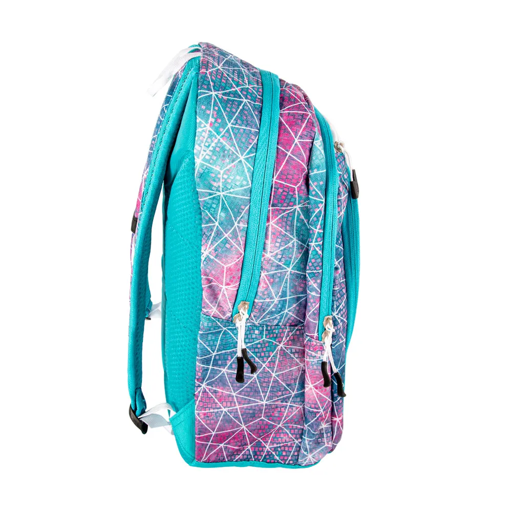 High Sierra Blaise Backpack Sequin Facets/Bluebird/White