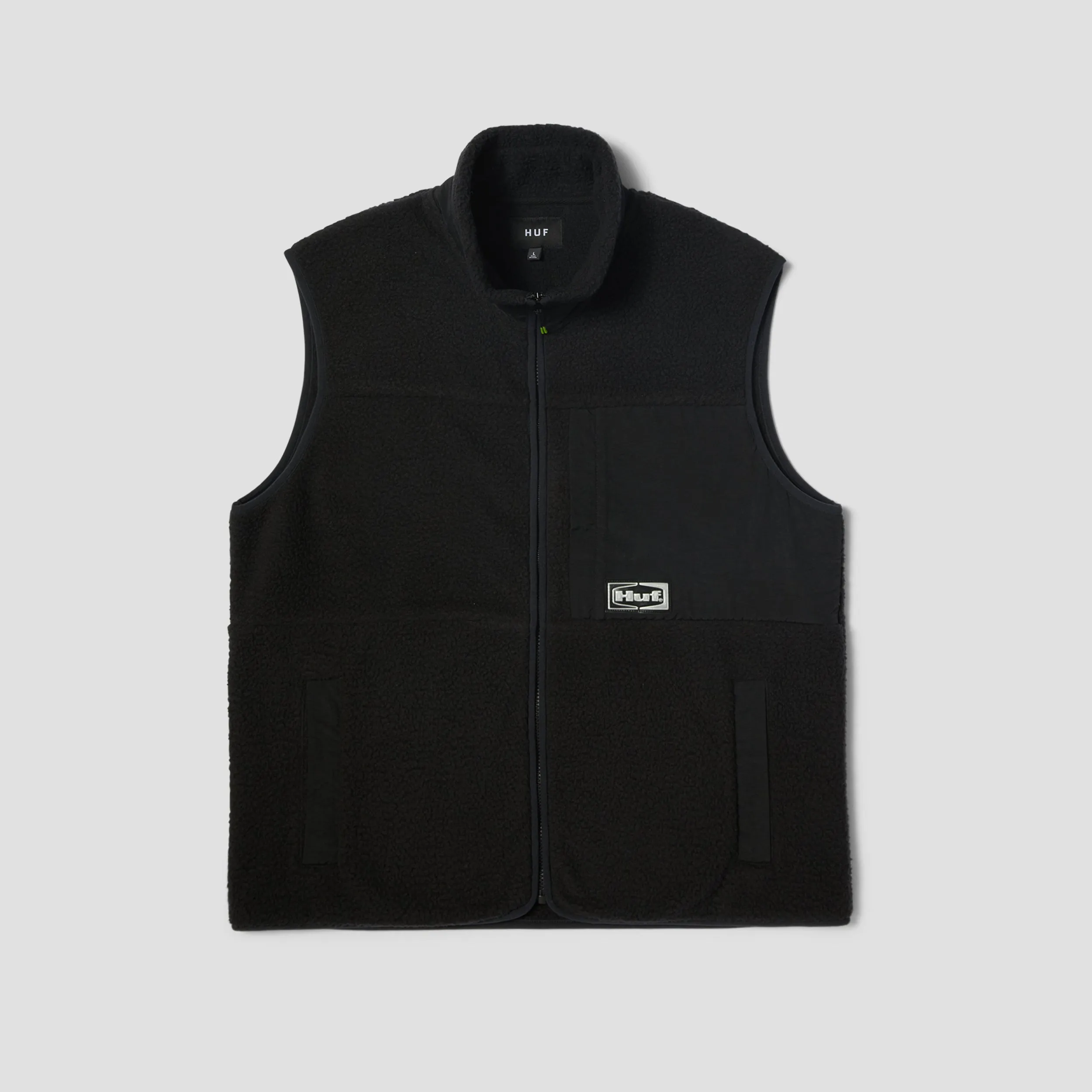 HUF Sonoma High Pile Vest Black