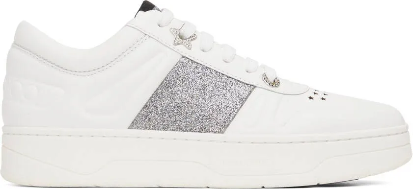 Jimmy Choo White Hawaii Sneakers