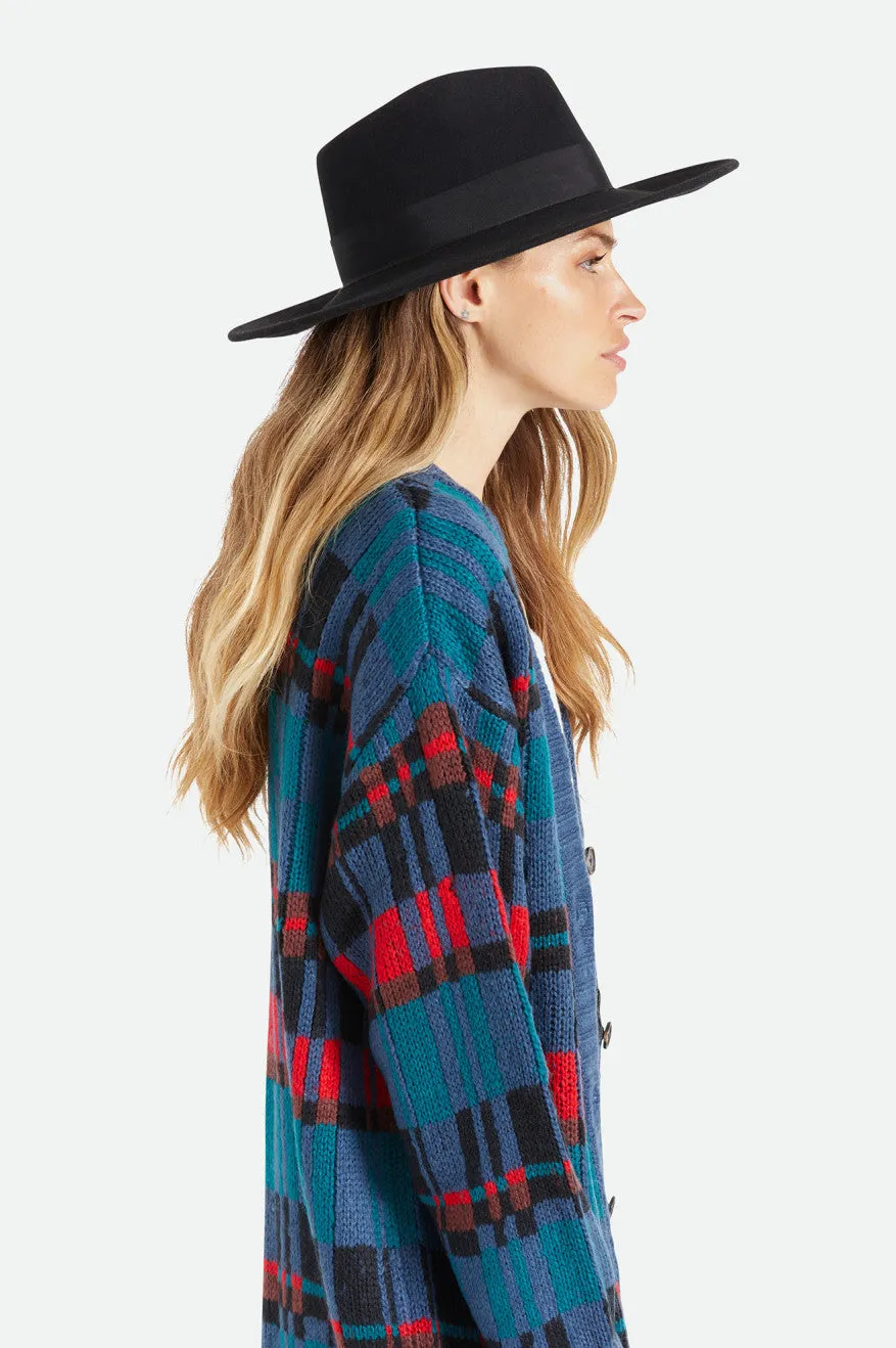 Joanna Felt Hat - Black