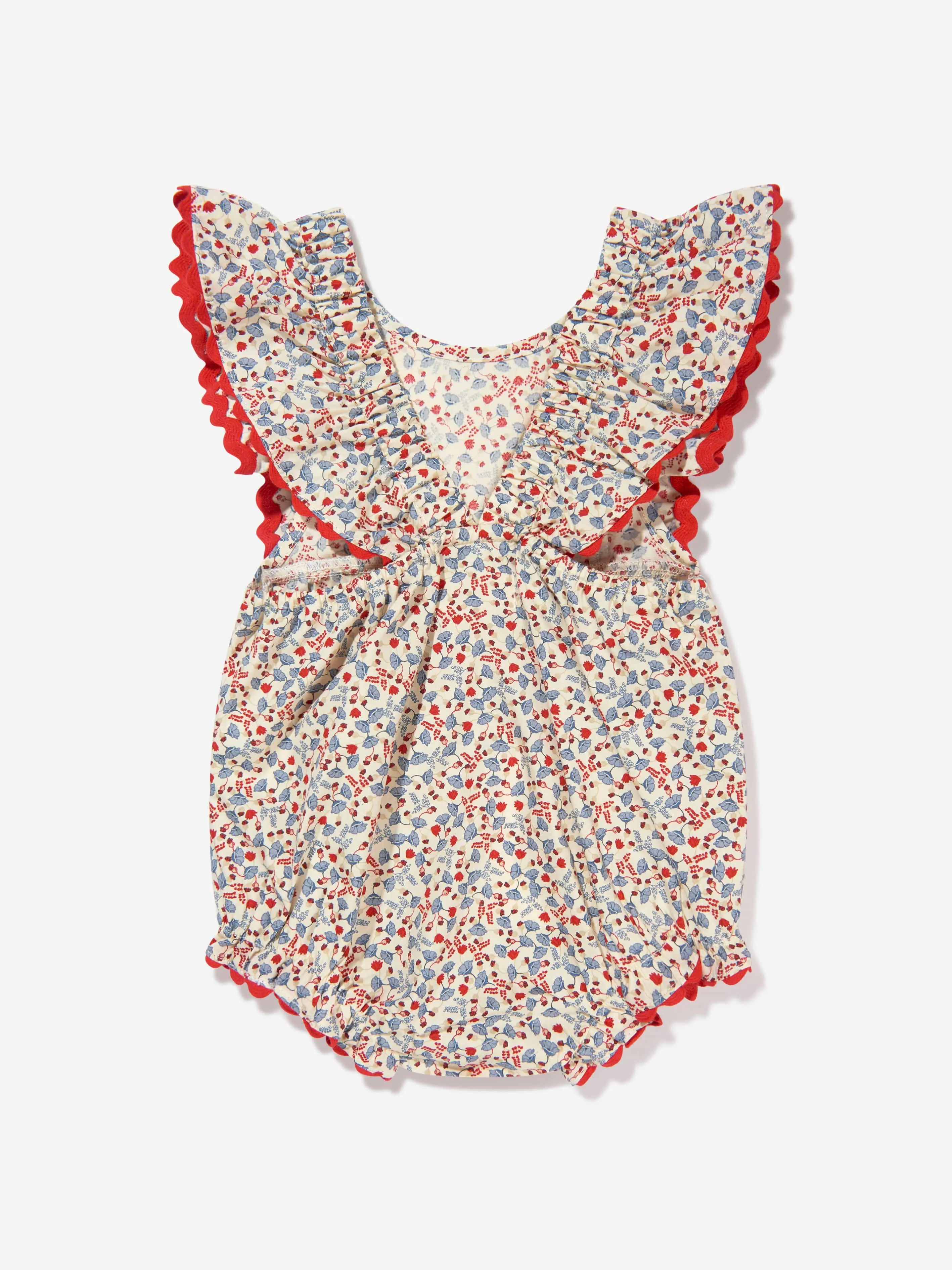 Konges Slojd Baby Girls Organic Cotton Fiolina Romper in Multicolour