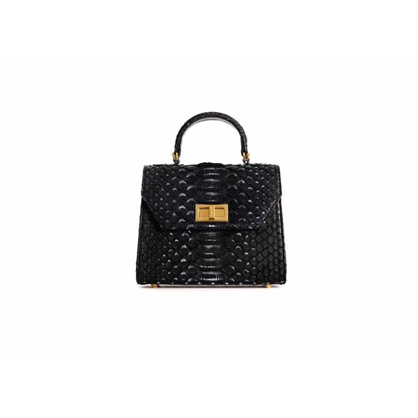 Kyra Luna Black Washed Bag