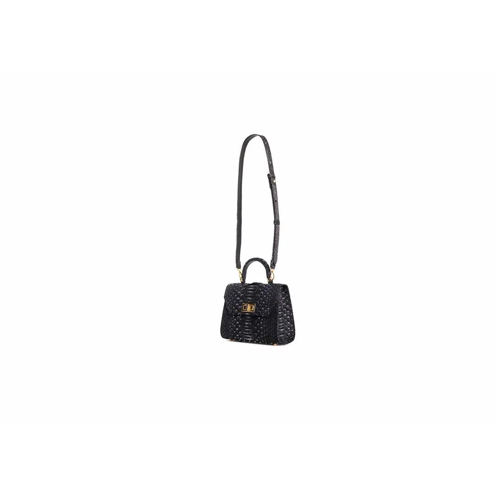 Kyra Luna Black Washed Bag