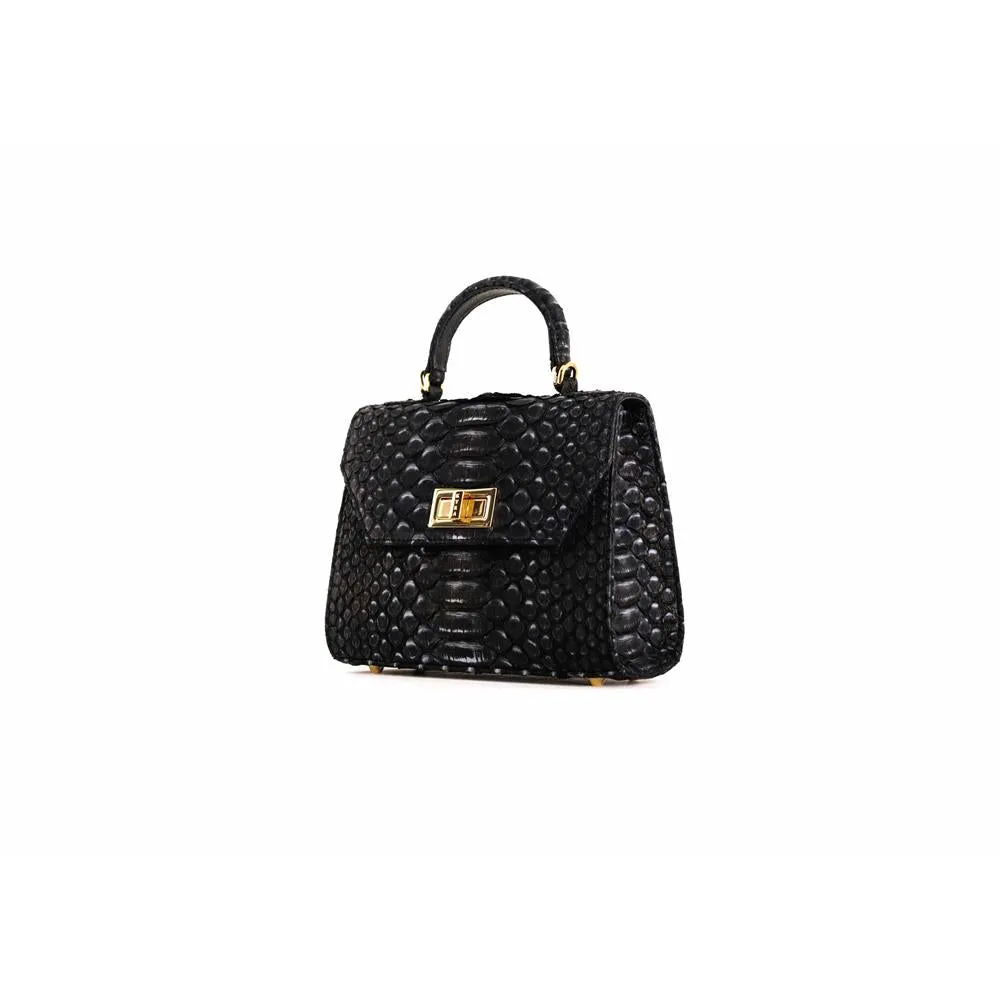 Kyra Luna Black Washed Bag