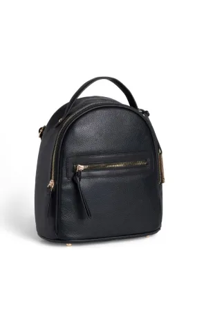 Ladies Grain Leather Mini Backpack