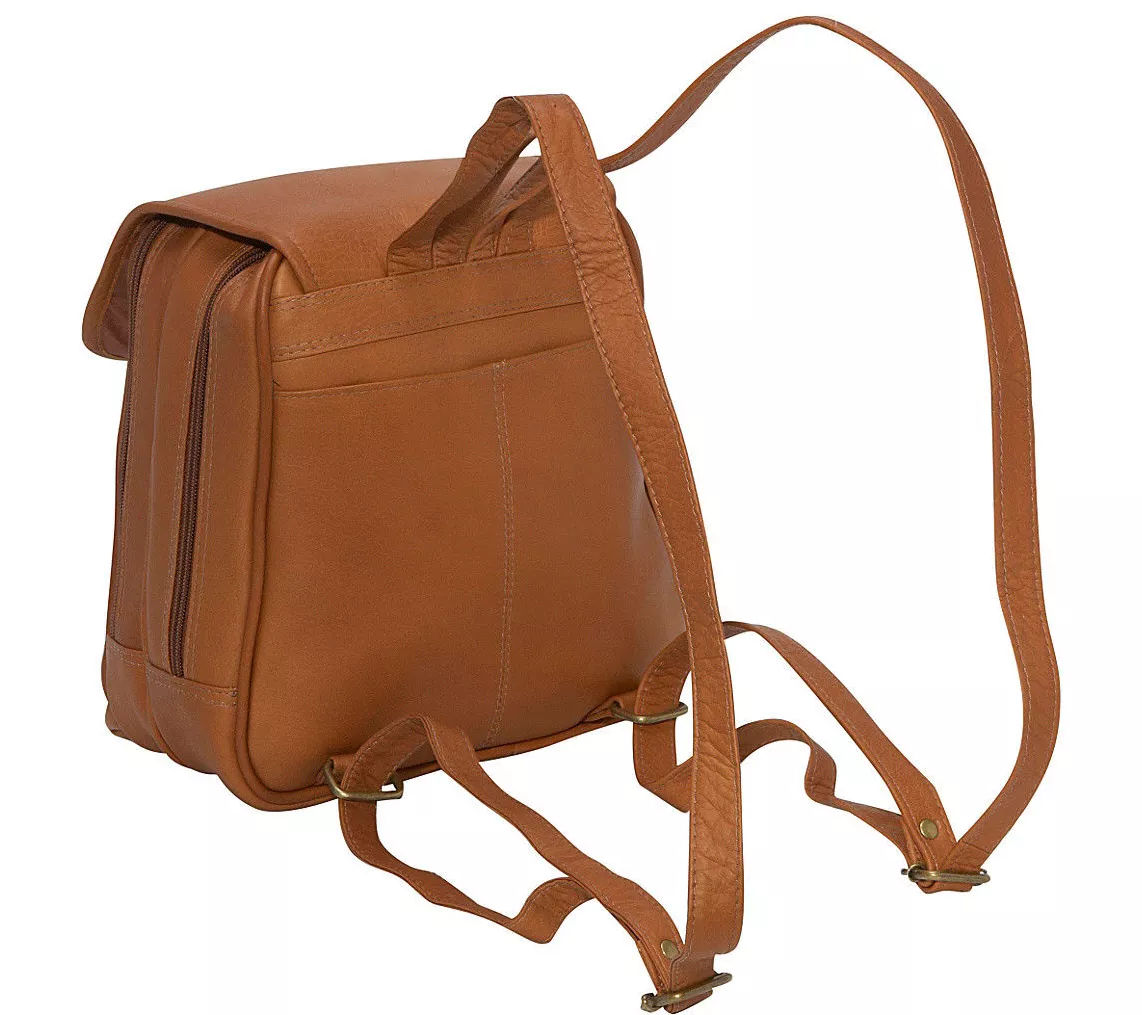 Le Donne Leather Everything Womans Backpack/Purse