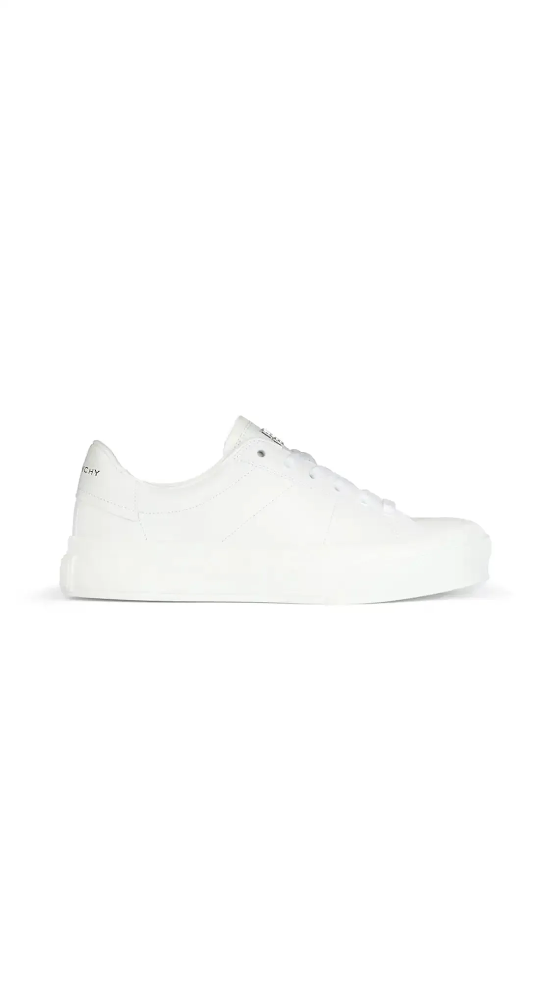 Leather Sneakers - White