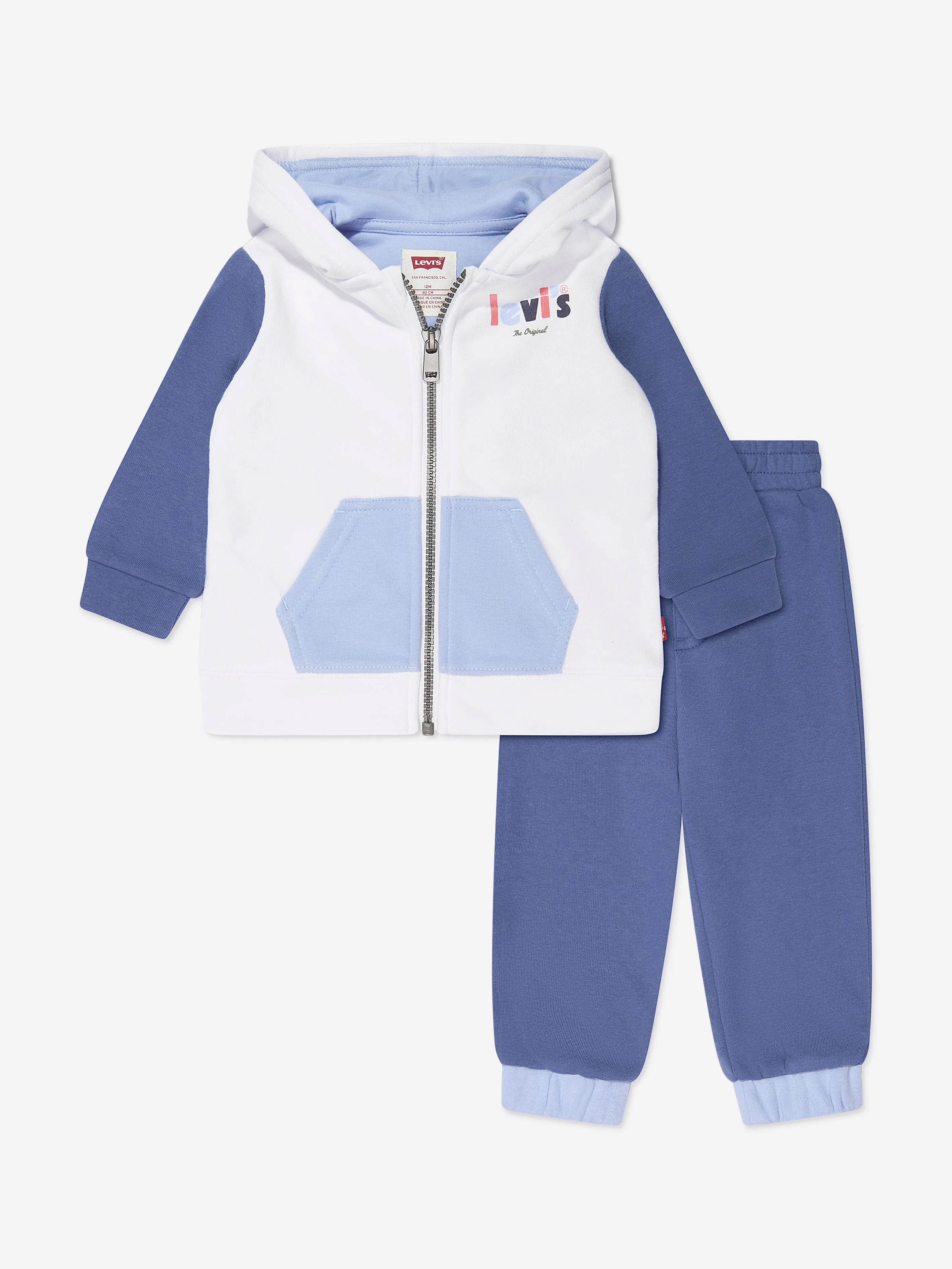 Levi's Wear Baby Boys Colourblock Tracksuit in Blue