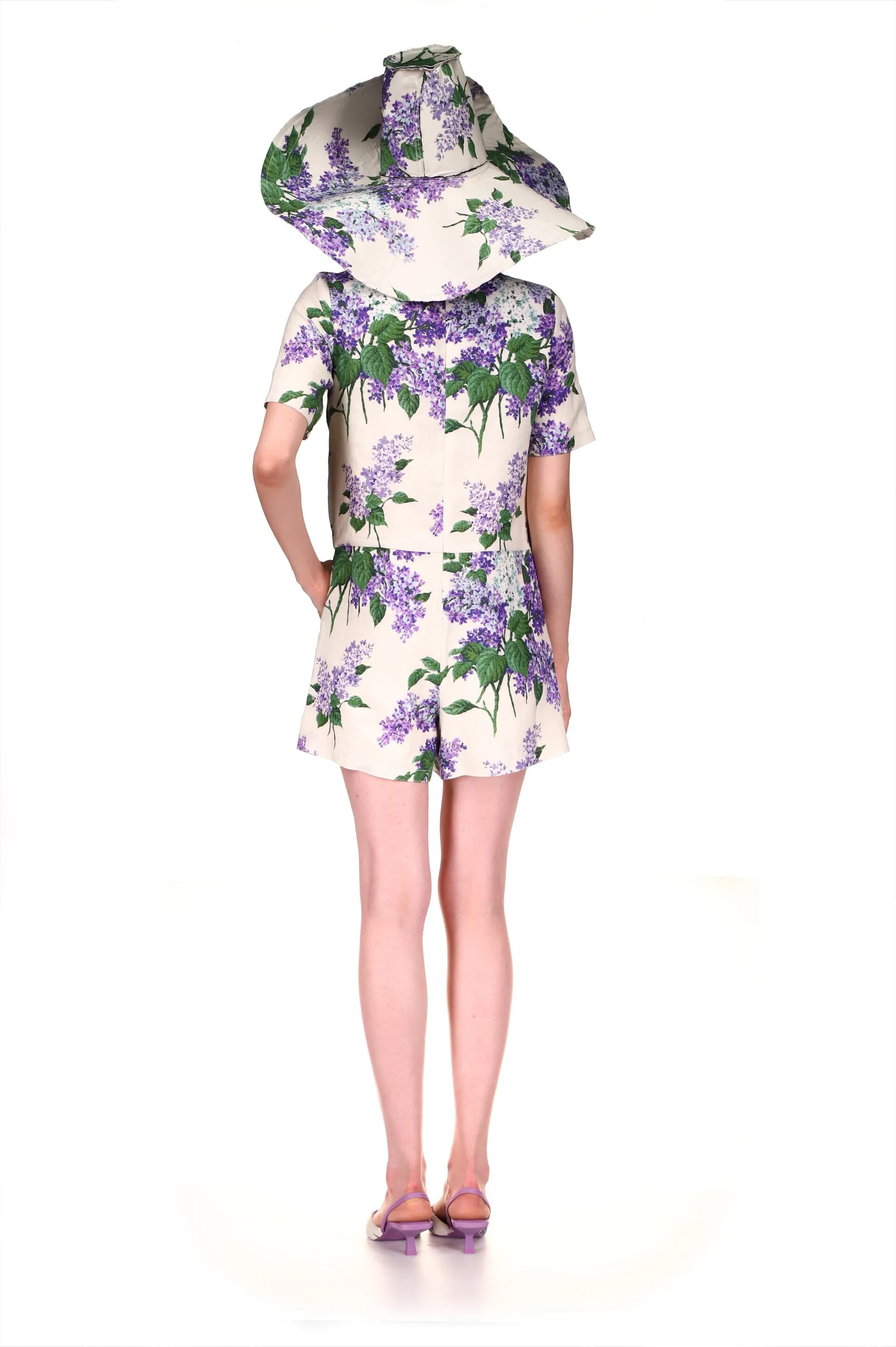 'LILAC GARDEN' ROMPER DRESS