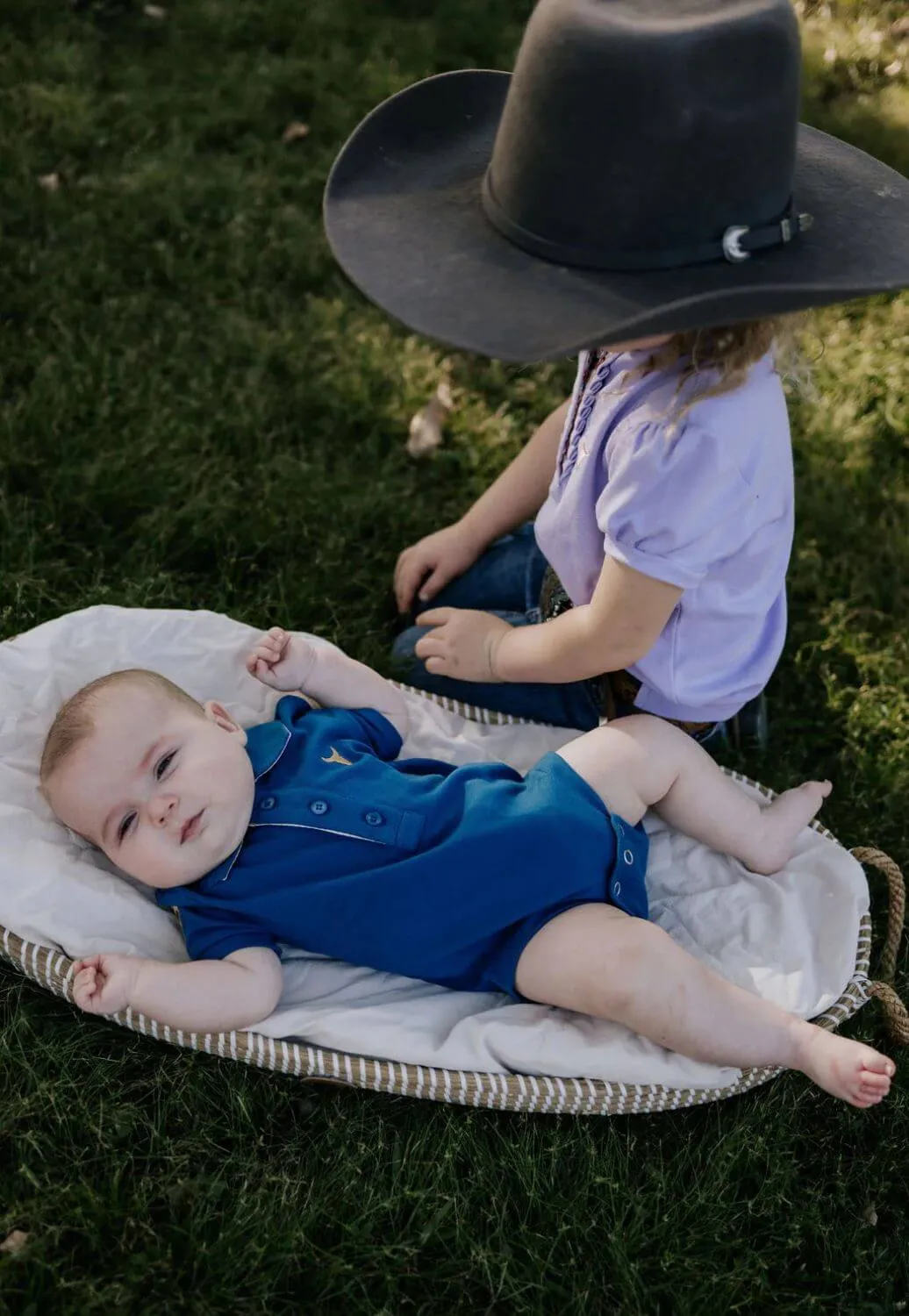 Little Windmill Boys Nathan Polo Romper