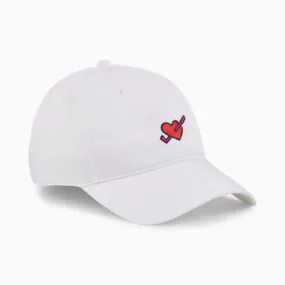 Love Golf Dad Cap | White Glow-Strong Red | PUMA SHOP ALL PUMA | PUMA 