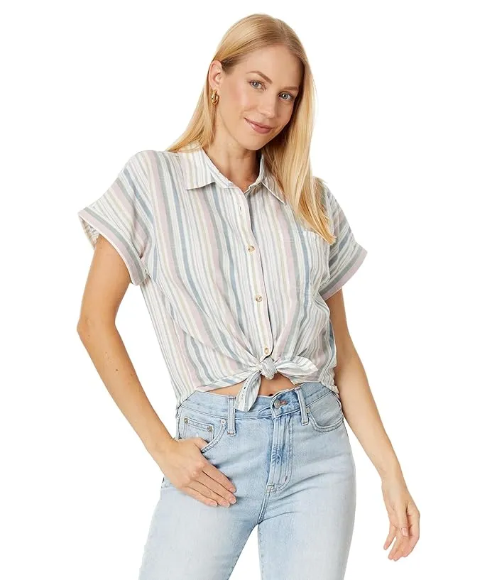 Lucky Brand Relaxed Striped Workwear Shirt