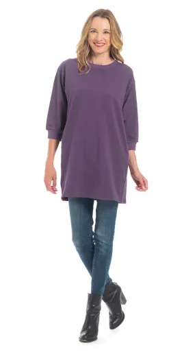 Lucky Tunic - dusk purple - organic cotton