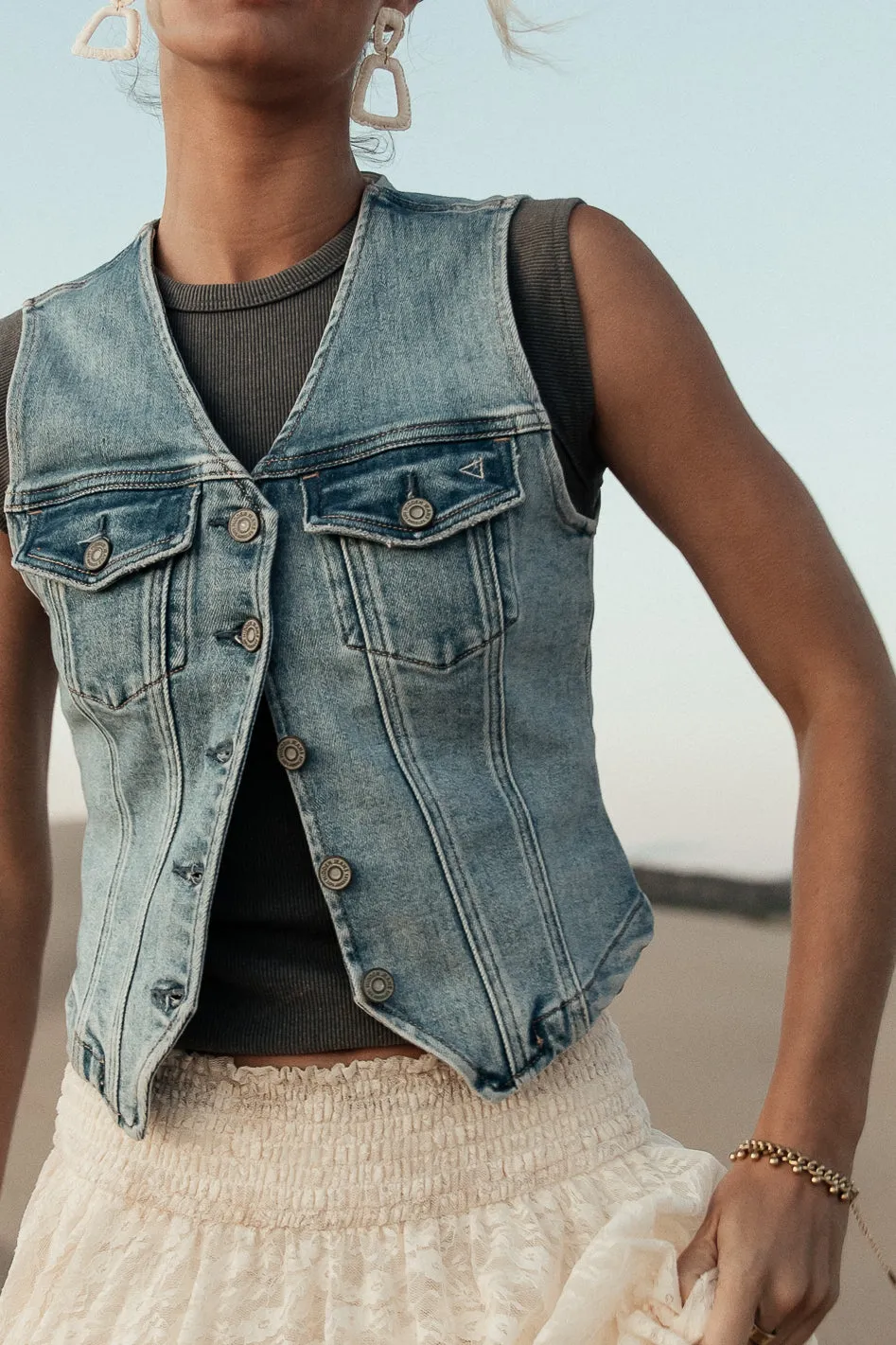 Mabel Denim Vest