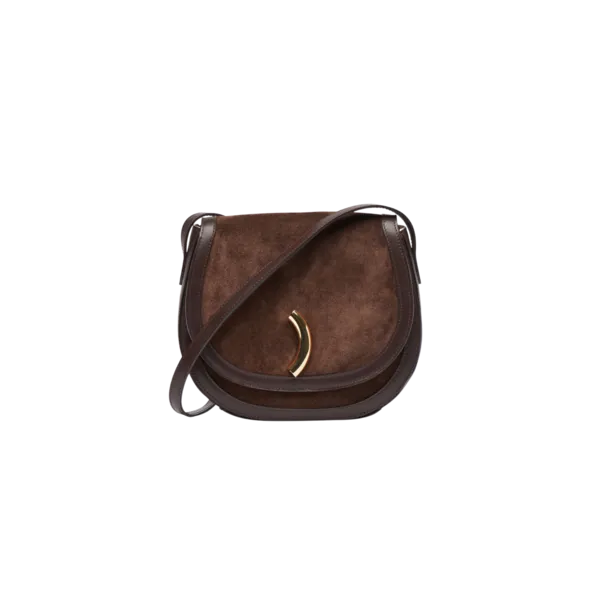 Maccheroni Saddle Bag - Dark Brown