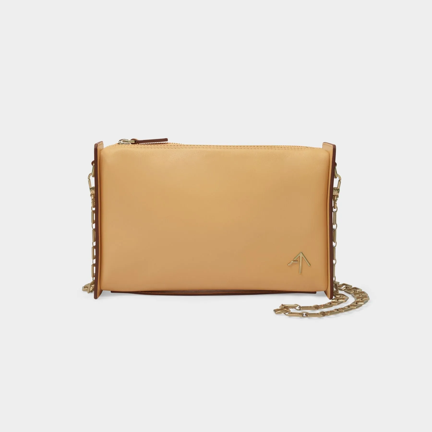 Manu Atelier  Carmen Bag in Beige Leather