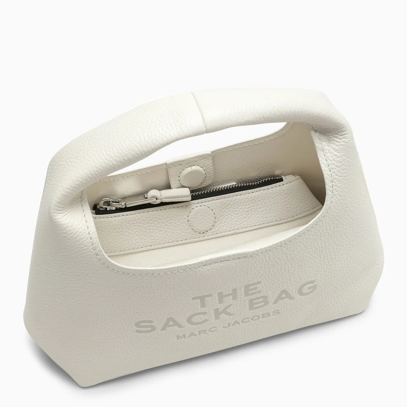 Marc Jacobs    Marc Jacobs The Mini Sack White Leather Bag