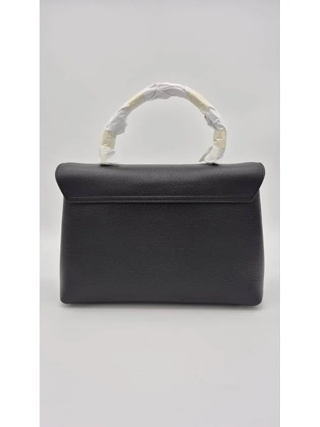 Medium Nino Supple Calfskin Cross Bag Black