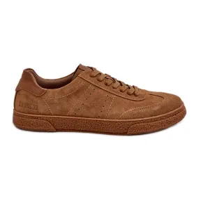 Men's Suede Sneakers Big Star NN174186 Camel brown