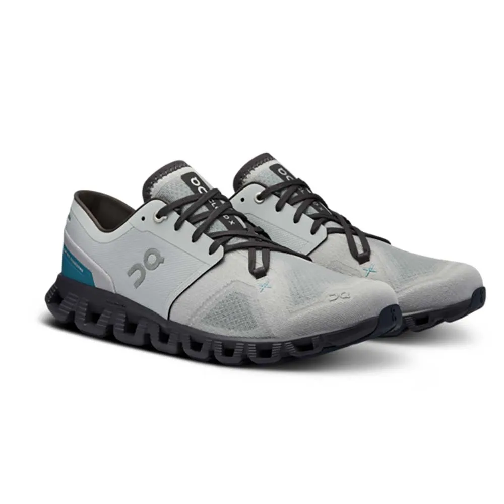 Men's Cloud X 3 Running Shoe - Glacier/Iron - Regular (D)