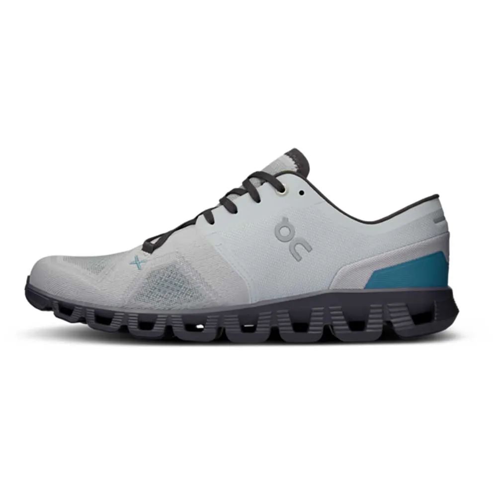 Men's Cloud X 3 Running Shoe - Glacier/Iron - Regular (D)