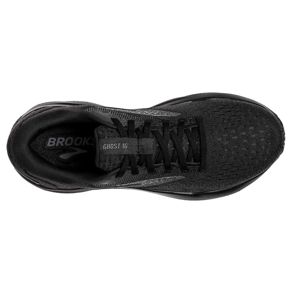 Men's Ghost 16 Running Shoe - Black/Black/Ebony - Narrow (B)