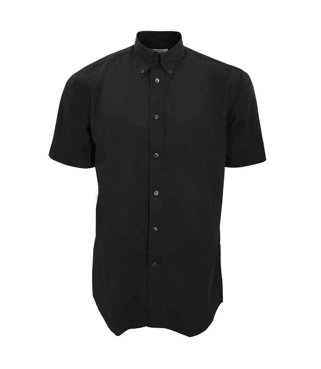 Mens workforce short sleeve shirt / mens workwear shirt black Kustom Kit