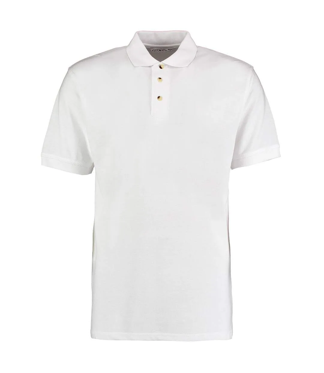 Mens workwear superwash 60c polo shirt white Kustom Kit