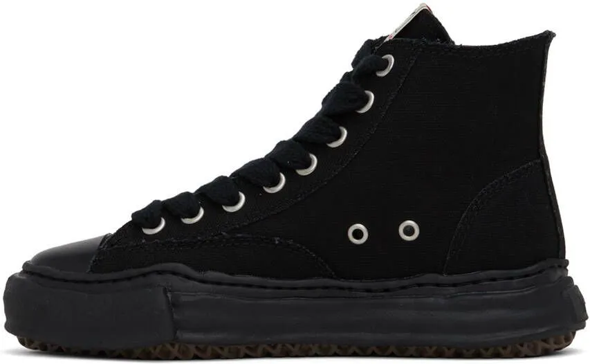 Miharayasuhiro Black Peterson High Sneakers