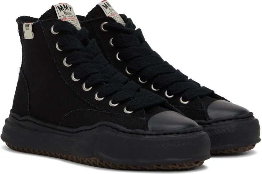 Miharayasuhiro Black Peterson High Sneakers