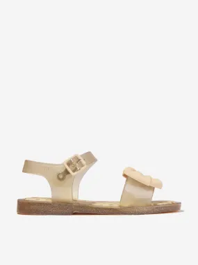 Mini Melissa Girls Mar Soft Bow Jelly Sandals