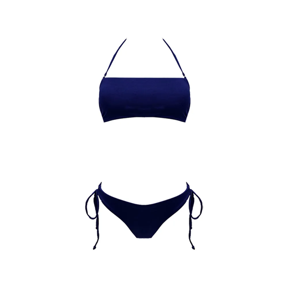 Miss Intuitive Bikini Set - Navy Blue