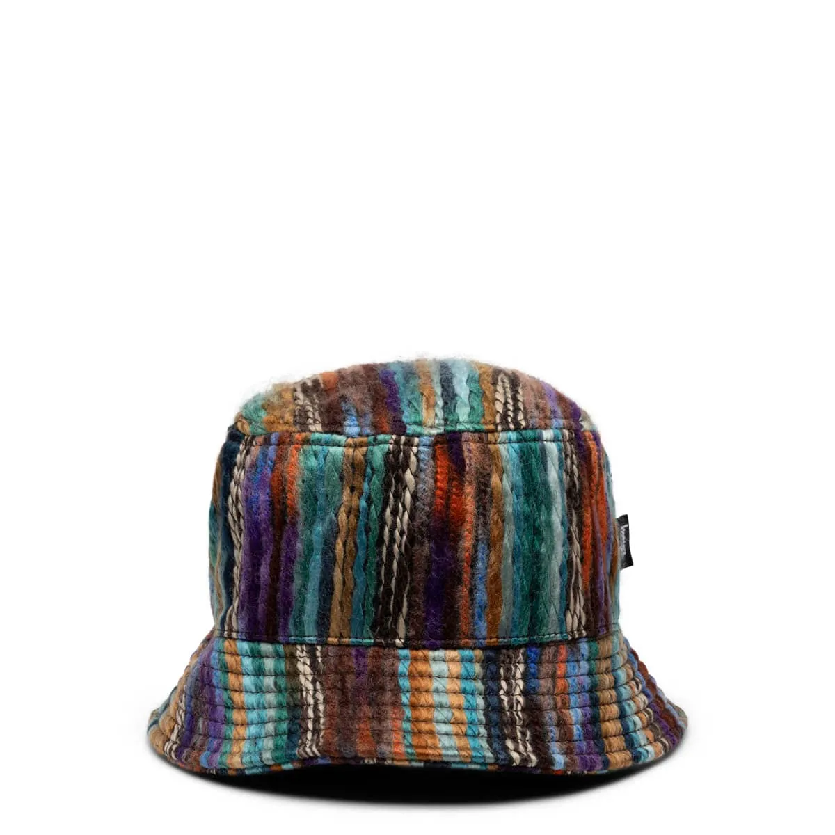 MIXED YARN STOCK BUCKET HAT Brown | Bodega