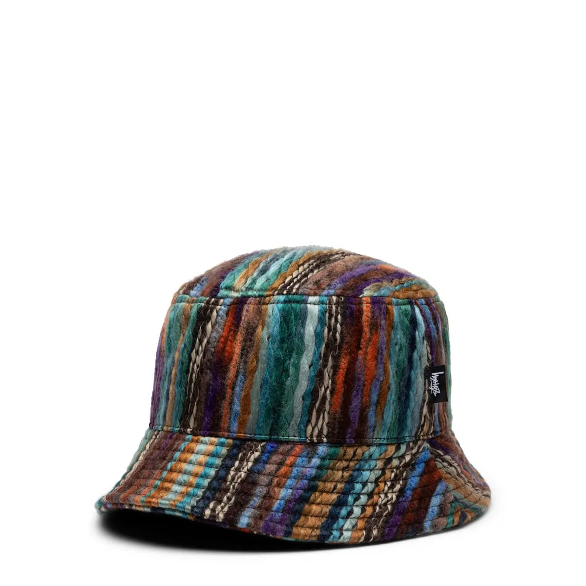 MIXED YARN STOCK BUCKET HAT Brown | Bodega