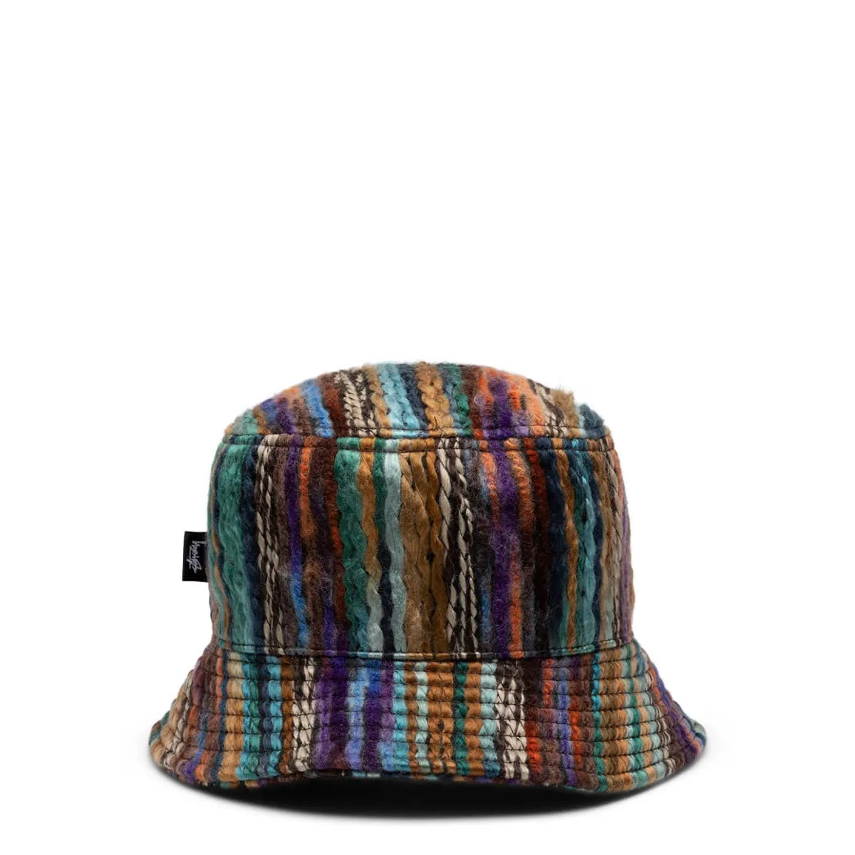 MIXED YARN STOCK BUCKET HAT Brown | Bodega