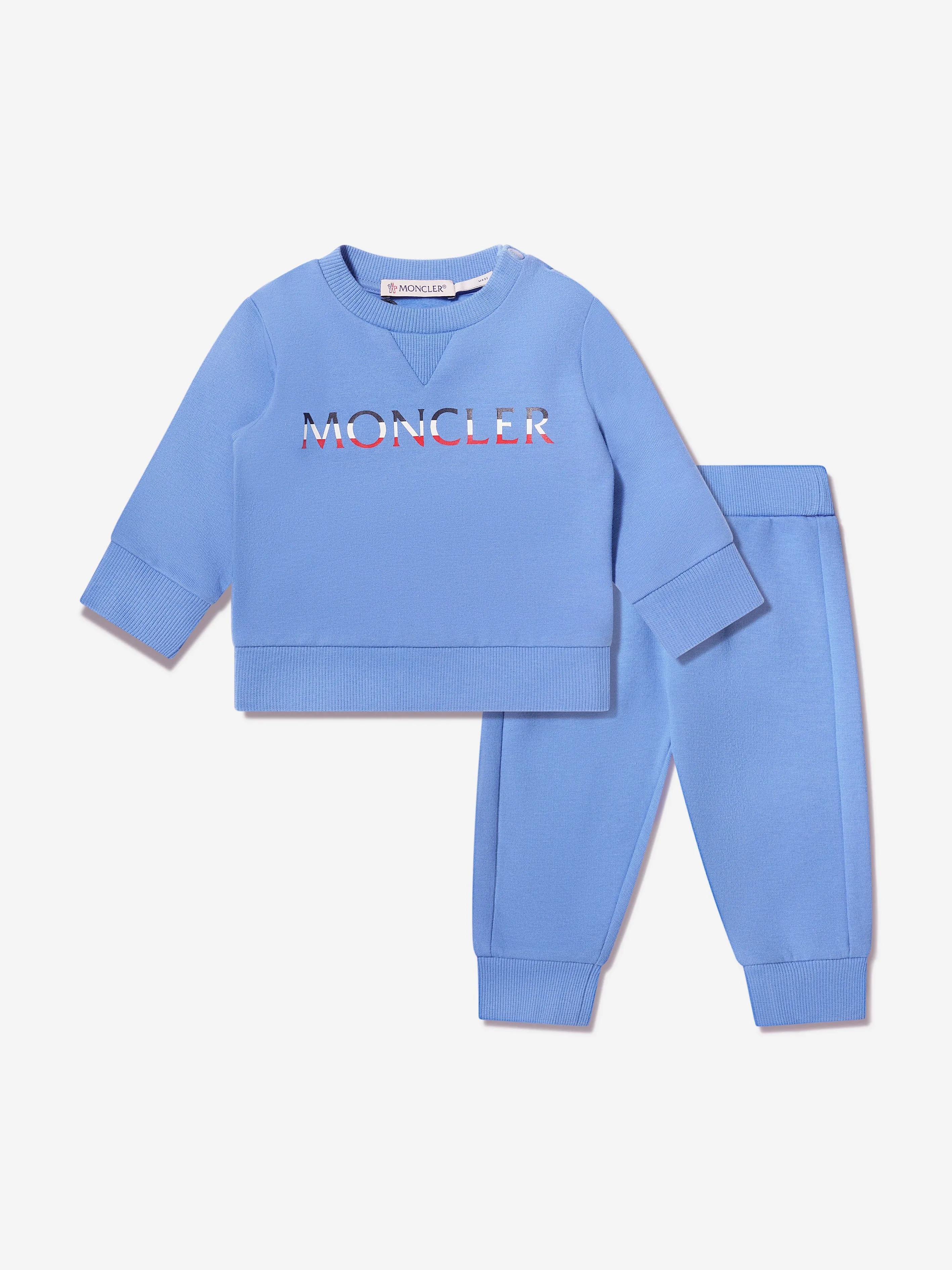 Moncler Enfant Baby Boys Logo Tracksuit in Blue