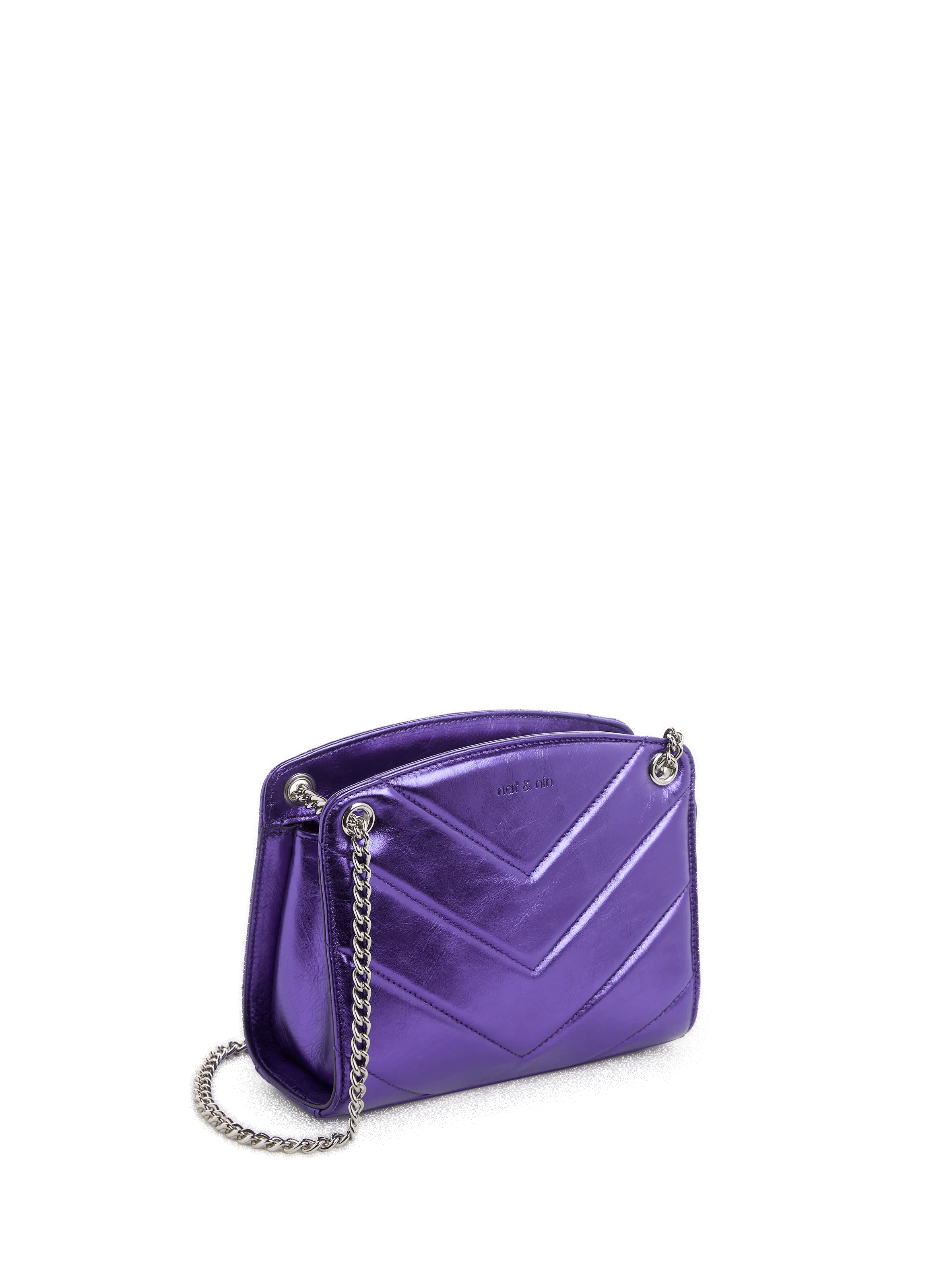 Nat & nin  Simone leather bag - Purple