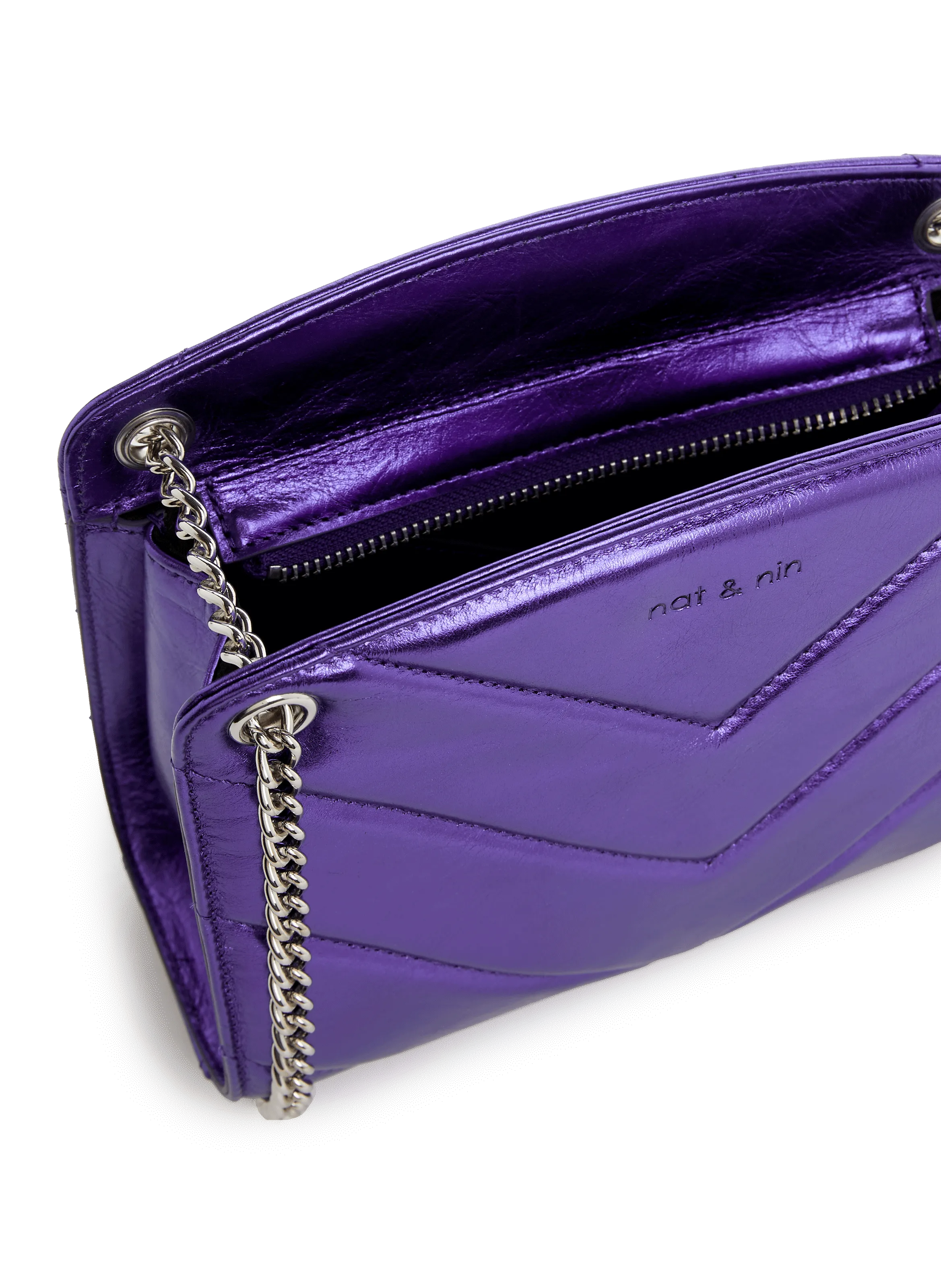 Nat & nin  Simone leather bag - Purple